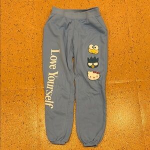 Sanrio character - hello kitty - Blue Joggers with Playful Designs